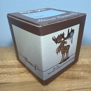 NOS Too Loose Chocolate Moose Coffee Cup Stewart Moskowitz Applause 1981 Japan